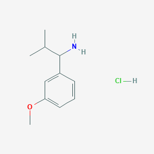 1-(3-Methoxyphenyl)-2-methylpropan-1-amine hydrochloride