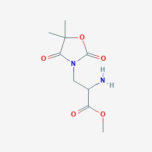 Methyl 2-amino-3-(5,5-dimethyl-2,4-dioxooxazolidin-3-yl)propanoate