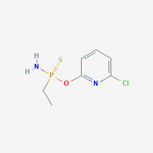 molecular formula C7H10ClN2OPS B14581117 O-(6-Chloropyridin-2-yl) P-ethylphosphonamidothioate CAS No. 61149-11-9