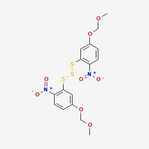 Bis[5-(methoxymethoxy)-2-nitrophenyl]trisulfane