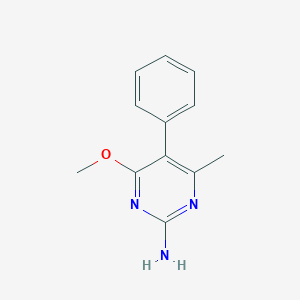 2-Pyrimidinamine, 4-methoxy-6-methyl-5-phenyl-