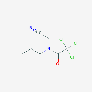 2,2,2-Trichloro-N-(cyanomethyl)-N-propylacetamide