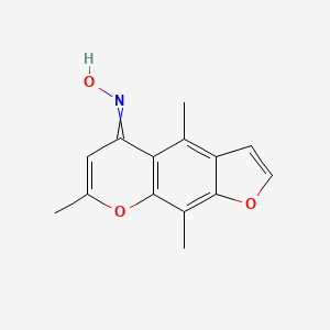 N-(4,7,9-Trimethyl-5H-furo[3,2-g][1]benzopyran-5-ylidene)hydroxylamine