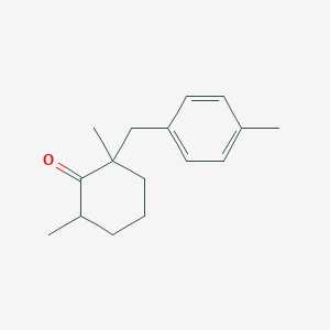 2,6-Dimethyl-2-[(4-methylphenyl)methyl]cyclohexan-1-one