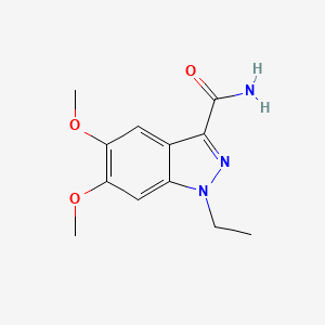 1-Ethyl-5,6-dimethoxy-1H-indazole-3-carboxamide