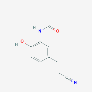 N-[5-(2-Cyanoethyl)-2-hydroxyphenyl]acetamide