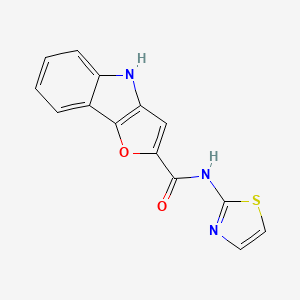 N-(1,3-Thiazol-2-YL)-4H-furo[3,2-B]indole-2-carboxamide