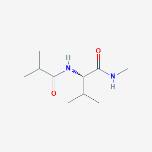 N-Methyl-N~2~-(2-methylpropanoyl)-L-valinamide