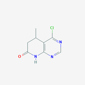 4-chloro-5-methyl-5,6-dihydropyrido[2,3-d]pyrimidin-7(8H)-one