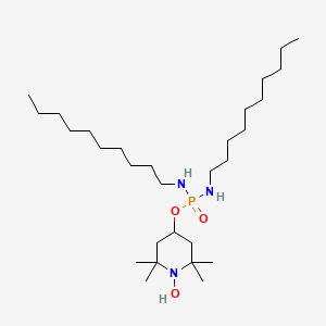 4-[[Bis(decylamino)phosphinyl]oxy]-2,6,6-tetramethyl-1-piperidinyloxy