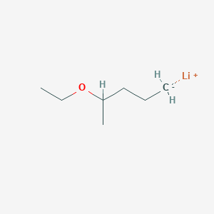 molecular formula C7H15LiO B14581393 lithium;2-ethoxypentane CAS No. 61328-53-8