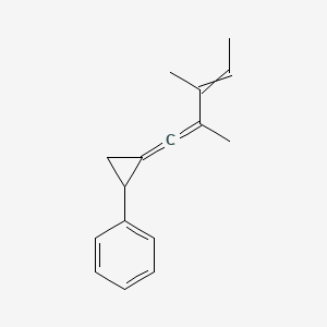 [2-(2,3-Dimethylpenta-1,3-dien-1-ylidene)cyclopropyl]benzene