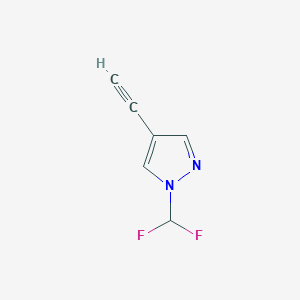 1-(Difluoromethyl)-4-ethynyl-1H-pyrazole