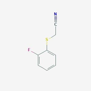 [(2-Fluorophenyl)sulfanyl]acetonitrile