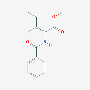 Methyl 2-benzamido-3-methylpent-2-enoate