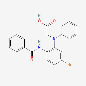 N-(2-Benzamido-5-bromophenyl)-N-phenylglycine