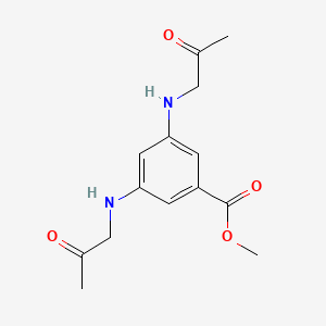 Methyl 3,5-bis[(2-oxopropyl)amino]benzoate