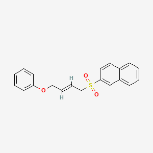 2-[(E)-4-phenoxybut-2-enyl]sulfonylnaphthalene