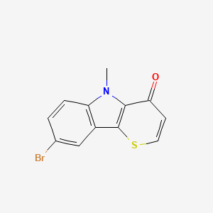 8-Bromo-5-methylthiopyrano[3,2-b]indol-4(5H)-one