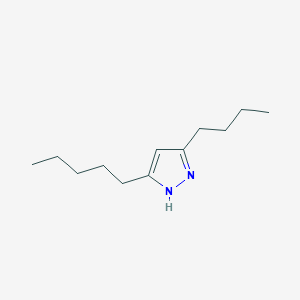 3-Butyl-5-pentyl-1H-pyrazole