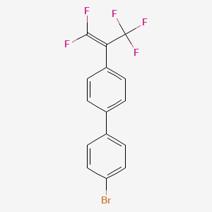 4-Bromo-4'-(1,1,3,3,3-pentafluoroprop-1-en-2-yl)-1,1'-biphenyl