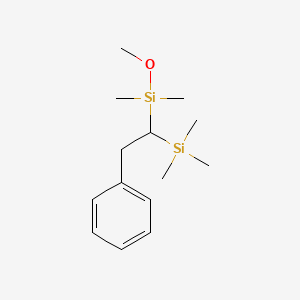 Methoxy(dimethyl)[2-phenyl-1-(trimethylsilyl)ethyl]silane