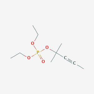 Diethyl 2-methylpent-3-yn-2-yl phosphate