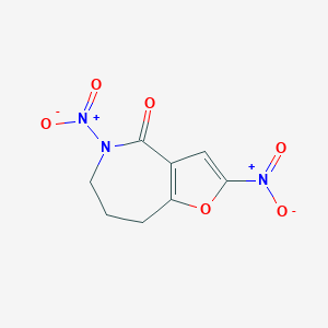 2,5-Dinitro-5,6,7,8-tetrahydro-4H-furo[3,2-c]azepin-4-one