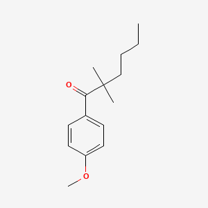 1-(4-Methoxyphenyl)-2,2-dimethylhexan-1-one