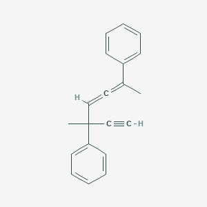 1,1'-(3-Methylhepta-4,5-dien-1-yne-3,6-diyl)dibenzene