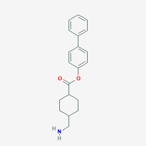 [1,1'-Biphenyl]-4-yl 4-(aminomethyl)cyclohexane-1-carboxylate