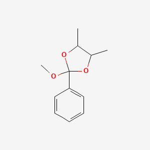 2-Methoxy-4,5-dimethyl-2-phenyl-1,3-dioxolane