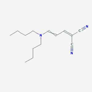 [3-(Dibutylamino)prop-2-en-1-ylidene]propanedinitrile