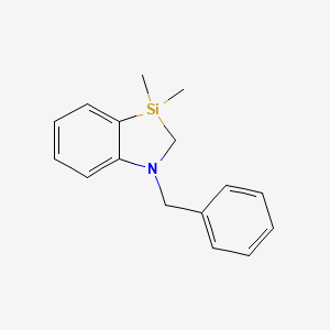 1-Benzyl-3,3-dimethyl-2,3-dihydro-1H-1,3-benzazasilole