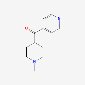 molecular formula C12H16N2O B1458180 (1-Methylpiperidin-4-yl)(pyridin-4-yl)methanone CAS No. 1428306-79-9