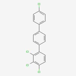 1,2,3-Trichloro-4-[4-(4-chlorophenyl)phenyl]benzene