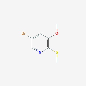 5-Bromo-3-methoxy-2-methylsulfanyl-pyridine
