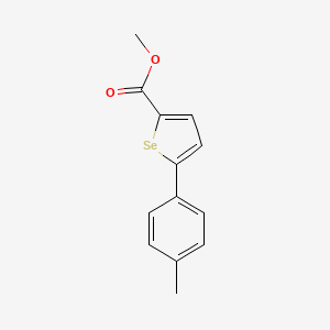 molecular formula C13H12O2Se B14582096 Methyl 5-(4-methylphenyl)selenophene-2-carboxylate CAS No. 61486-16-6