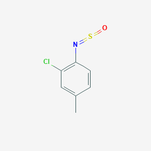 molecular formula C7H6ClNOS B1458216 2-Chloro-4-methyl-1-(sulfinylamino)benzene CAS No. 1785759-39-8
