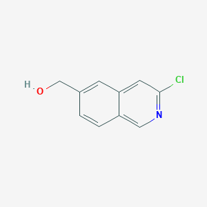 molecular formula C10H8ClNO B1458217 (3-Chloroisoquinolin-6-yl)methanol CAS No. 1820665-75-5