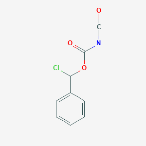 molecular formula C9H6ClNO3 B14582171 Chloro(phenyl)methyl carbonisocyanatidate CAS No. 61351-38-0