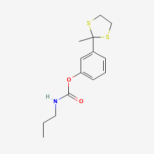 3-(2-Methyl-1,3-dithiolan-2-yl)phenyl propylcarbamate