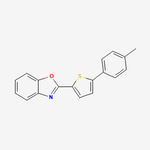 Benzoxazole, 2-[5-(4-methylphenyl)-2-thienyl]-