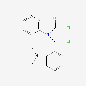 3,3-Dichloro-4-[2-(dimethylamino)phenyl]-1-phenylazetidin-2-one