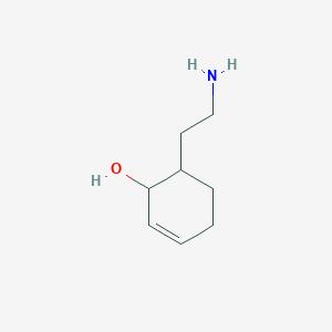 6-(2-Aminoethyl)cyclohex-2-en-1-ol