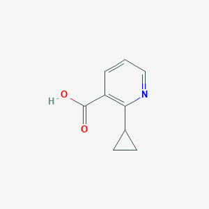 molecular formula C9H9NO2 B1458229 2-Cyclopropylnicotinic acid CAS No. 1244761-65-6