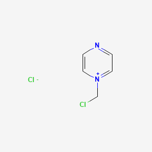 1-(Chloromethyl)pyrazin-1-ium chloride