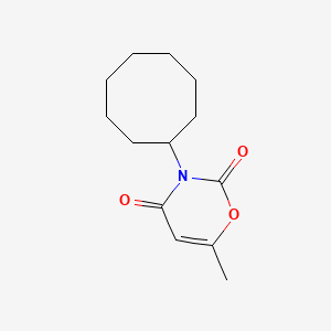 2H-1,3-Oxazine-2,4(3H)-dione, 3-cyclooctyl-6-methyl-