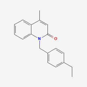 1-[(4-Ethylphenyl)methyl]-4-methylquinolin-2(1H)-one