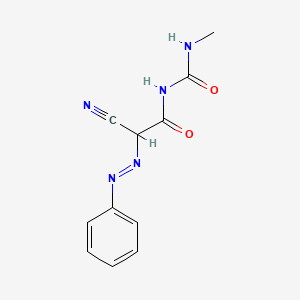 Acetamide, 2-cyano-N-[(methylamino)carbonyl]-2-(phenylazo)-